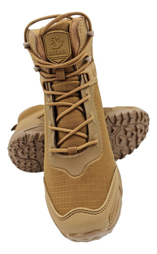 Bota Marca Basmar Color Coyote Modelo Bazer Outdoor Militar