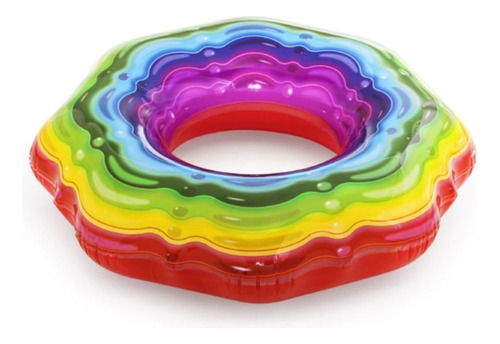 Salvavidas Arcoiris Inflable Pileta 115 Cm Bestway