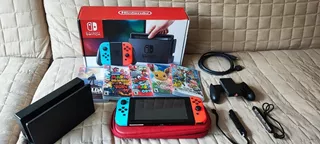 Nintendo Switch 32gb + 5 Juegos + Caja Y Accesorios Original