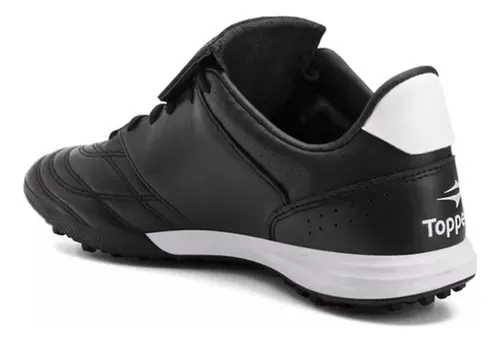 Botines Topper Artis Ii Tf Negro Para Cesped Artificial