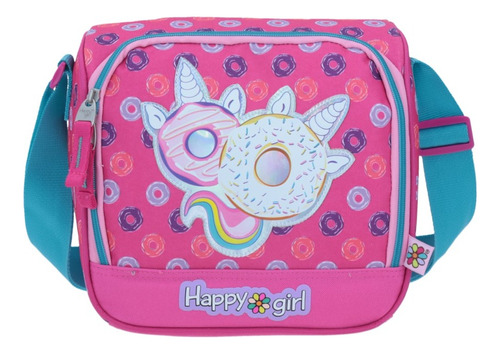 Lonchera Termica Chenson Happy Girl Unicornio Acaryn Hg64398 Color Rosa