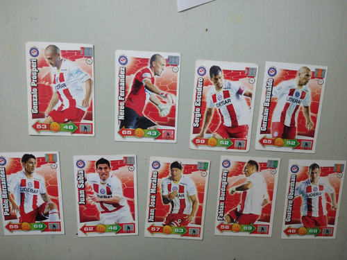 Argentinos Juniors Pack X 9 Cartas Adrenalyn Panini