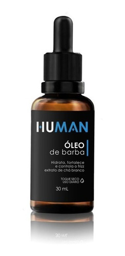 Kit Para Barba Human Shampoo 3x1 Cabelo Barba + Balm + Óleo