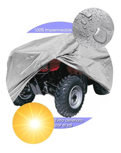 Funda Protectora Cuatrimoto Atv Cover Grande Anti Elementos