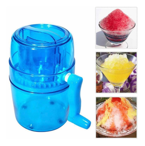 Imagen 4 de 9 de Maquina Trituradora Hielo Manual Raspados Bebidas Portatil