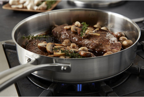 Sartén Con Tapa Calphalon, Acero Inoxidable, Cap 2.82 L
