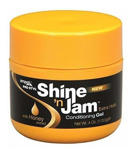 Ampro Shine 'n Jam Gel Acondicionador, Extra Hold 4 Oz