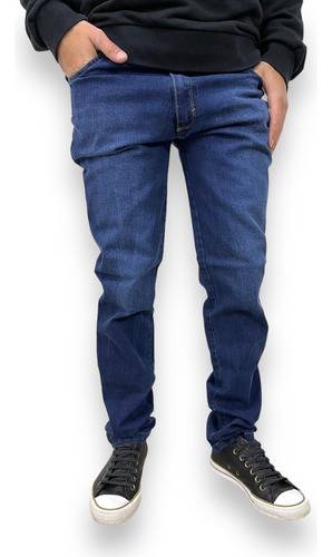 Pantalon Jean De Hombre Elastizado / Talles Grandes 62-70