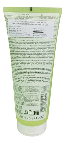 Svr Sebiaclear Gel Limpiador Espumante 200ml