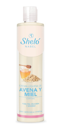 Crema Liquida De Avena Y Miel, Jalea Real, Piel Sensible