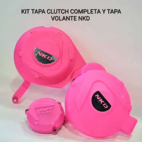Kit Protector Tapa Clutch Y Tapa Volante Lujo Akt Nkd 125/sl