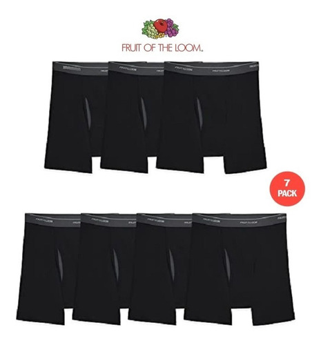 Interiores - Boxer- Fruit Of The Loom Hombre 7pack - Talla L