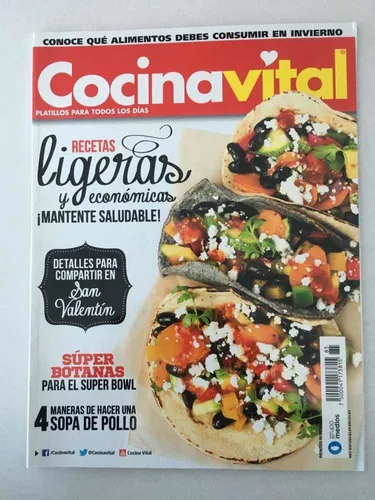 Recetas Ligeras Y Económicas. No. 85. Cocina Vital. Grupomed | MercadoLibre Recetas Ligeras Y Económicas. No. 85. Cocina Vital. Grupomed | MercadoLibre