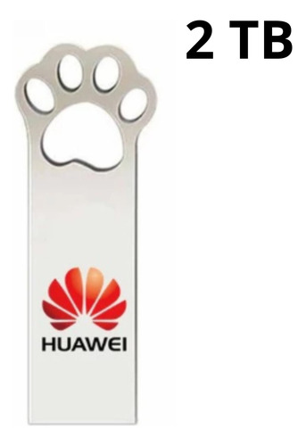 Huawei 3.0 Pie De Gato Usb Flash Drive 2tb Alta Velocidad Plateado 2tb
