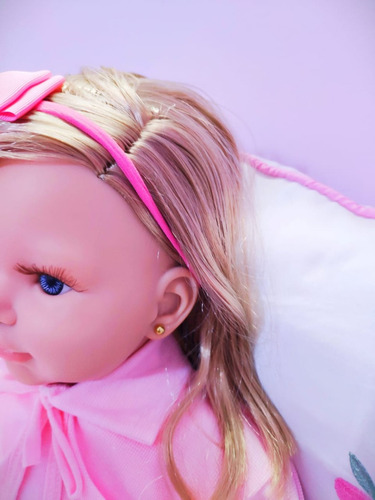 Imagem 6 de 9 de Bebe Reborn Boneca Menina Realista Promoção 23 Itens Linda