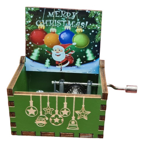 Caja Musical Merry Christmas Snow Gbp Colecciones