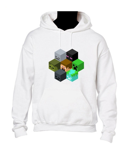 Buso Buzo Unisex  Minecraft Personalizado