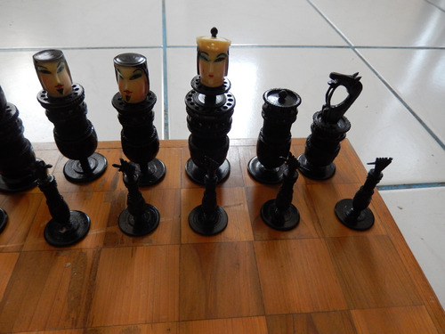 Juego Ajedrez Completo Vintage (Usado)