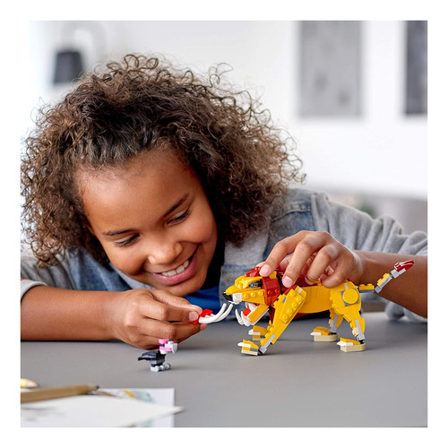 Lego Creator 3in1 Wild Lion 31112 Kit De Construcción De Jug