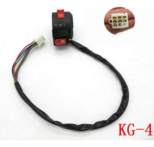 3 Function Left Handlebar Switch 6 Pcs