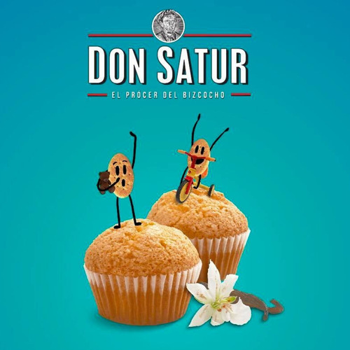 Imagen 4 de 5 de Madalena Don Satur de vainilla 200 g