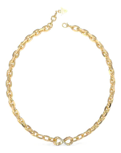 Collar Guess Para Mujer Cadenas Joyería Acero Inoxidable Color Dorado5