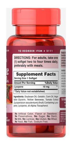 Lycopene Licopeno Antioxidante