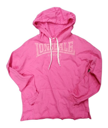 Buzo Hoodie Lonsdale Capucha Mujer Dama Deportivo - Olivos