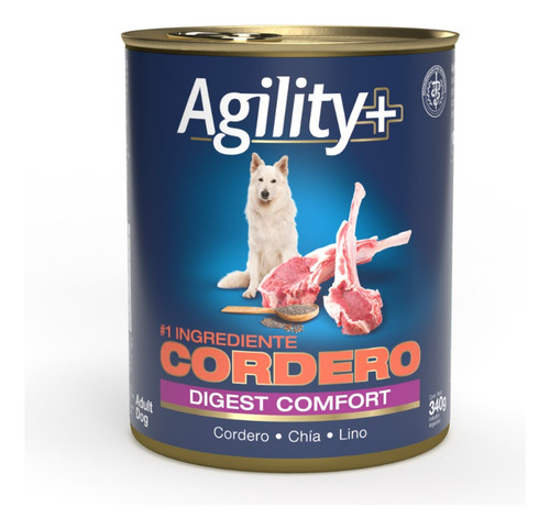 Alimento Humedo Agility + Dog Digest Confort Lata De 340 Grs