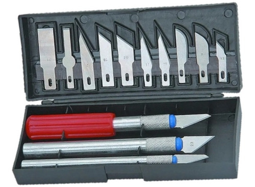 Kit Bisturí/cuchillos Cartonero 13 Pcs