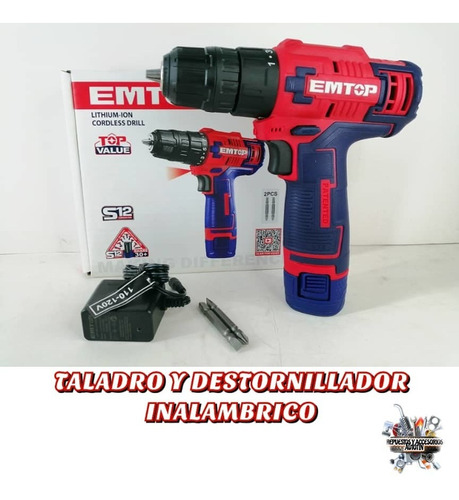 Taladro Destornillador Inalambrico 12v 