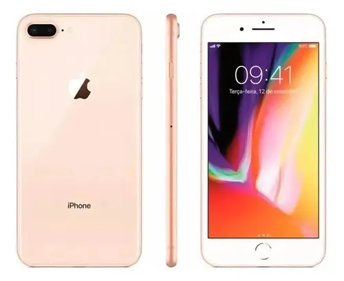 Iphone 8 Plus 64 Gb Dourado | Parcelamento sem juros