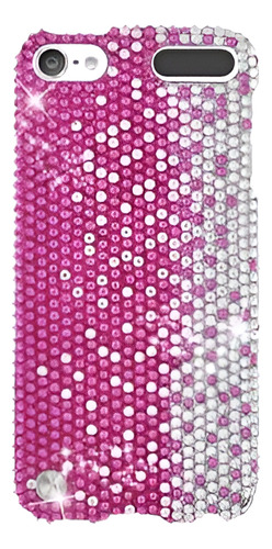 Rhinestone Bling Duro Snap-in Caso Para Apple iPod Touch 5ª 