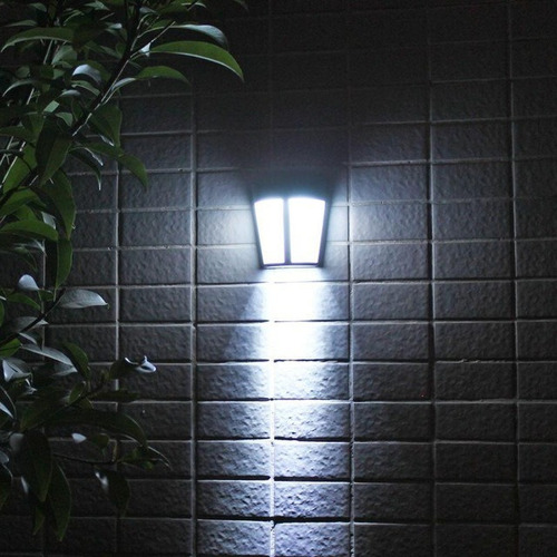 6led Solar Accionado Luz De Pared De Jardín Valla De Luz