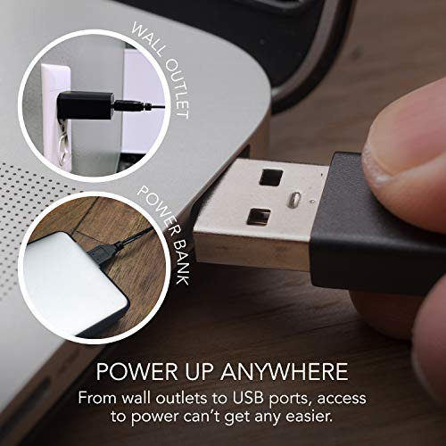 Sharper Image Sbm1-si Soft Blade Usb Fan Se Traduce Como