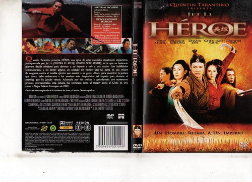 Héroe (2002) - Dvd Original - Mcbmi