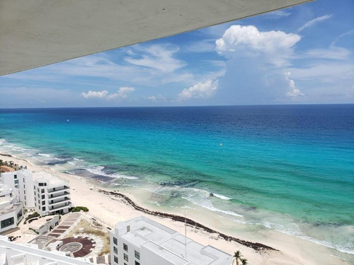 Imagen 18 de 24 de Departamento En Cancun, Frente Al Mar Piso 16 , Con 4 Recamaras Espectacular Vista Al Mar Caribe