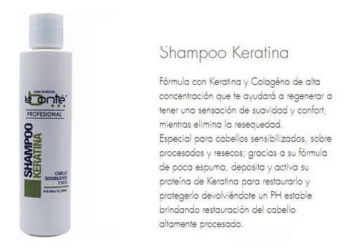 Kit Labonté Mantenimiento Lisos Shampoo + Keratina 1lt