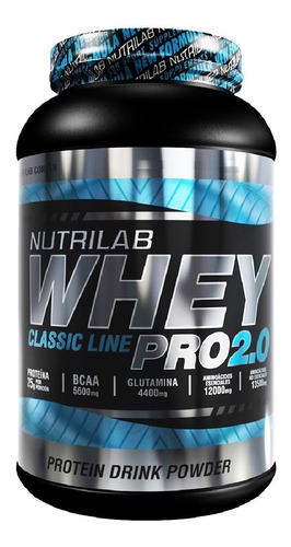 Whey Pro 2.0 1kg Nutrilab Suplementos Proteínas De Suero