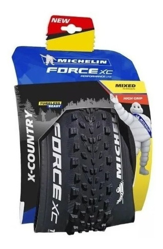 Pneu Michelin Force Xc 29 X 2.25 Kevlar Tubeless Ready Mtb