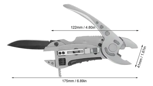 Llave Multiherramienta Alicates Multiusos Con 7 Herramientas