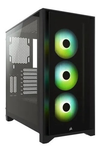 Gabinete Gamer Corsair 4000x Icue Rgb Mid Tower Acuario