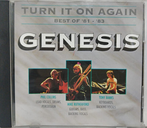 Genesis  Turn It On Again - Best Of '81  '83 Cd Germany