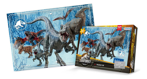 Puzzle Rompecabezas Jurasic World Dinosaurios 3d 60 P Grande