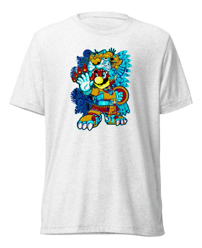 Playera Mexicana Jugar Cultura Maya Ancestral Mario Bross 