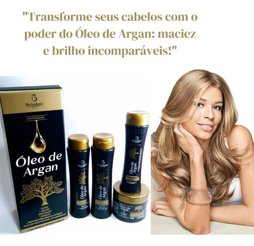 Kit Bio Instinto 4 Frascos Creme Óleo De Argan