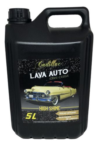 Shampoo Automotivo Lava Auto Com Cera High Shine Cadillac 5l