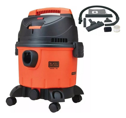 Aspiradora Húmedo Y Seco Black+decker 15 L 1400w Bdwd15-b3