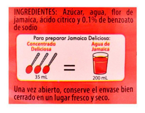 Concentrado De Jamaica 1.89 L C/u 2 Pzs