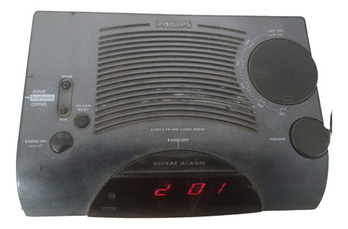 Radio Relogio Philips Aj3o15/19 Preto (Usado)